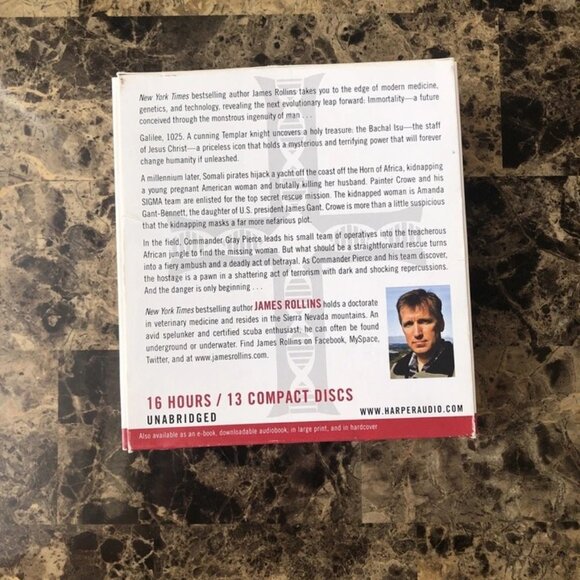 Bloodline: A Sigma Force Novel Unabridged 2012 James Rollins Audiobook 13 CDs - Picture 2 of 9